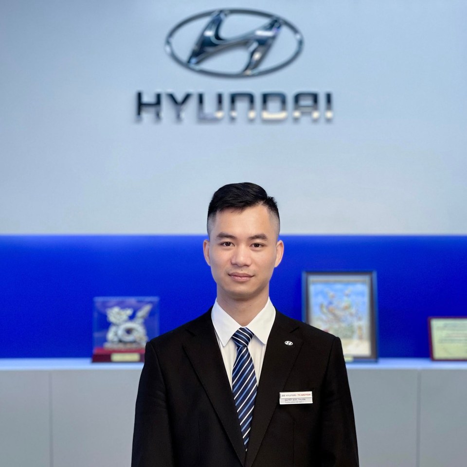 Trần Nam, chuyên viên tư vấn bán hàng tại Hyundai Đông Đô