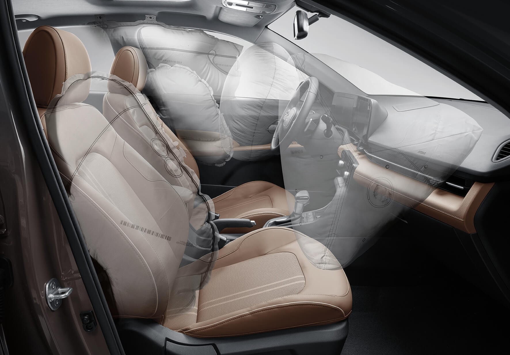 Hệ thống 6 túi khí an toàn bảo vệ toàn diện trên All New Accent