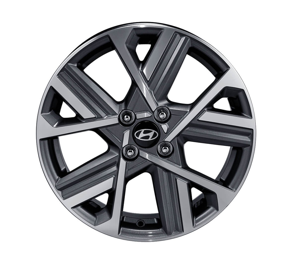 Mâm hợp kim 16 inch phay 2 tone màu thể thao All New Accent