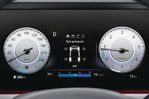 Hyundai New Creta: Cảm biến áp suất lốp TPMS