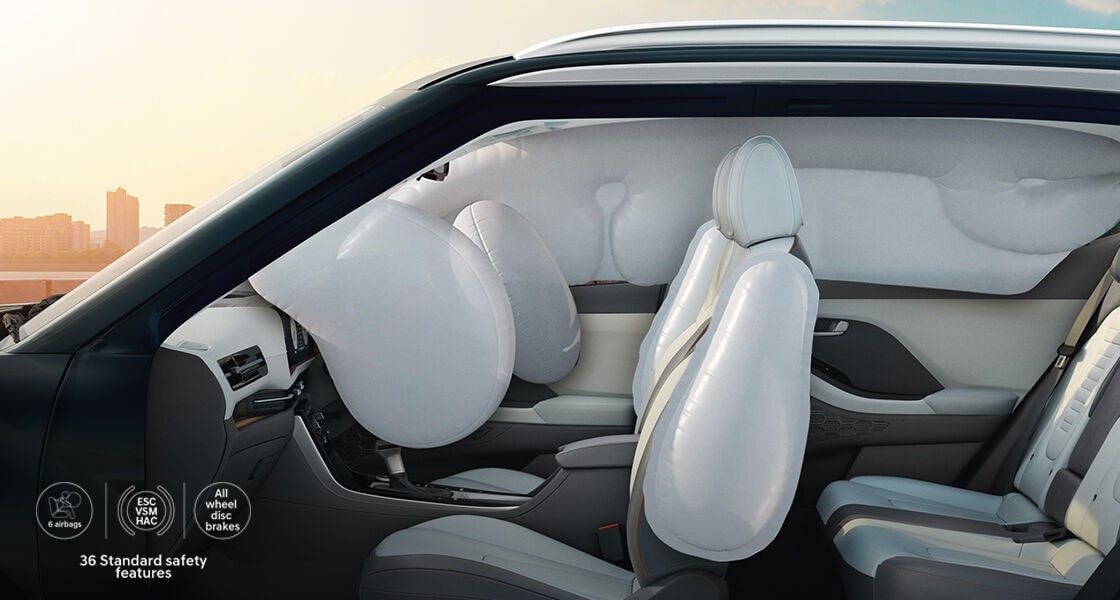 Hyundai New Creta: Hệ thống 6 túi khí