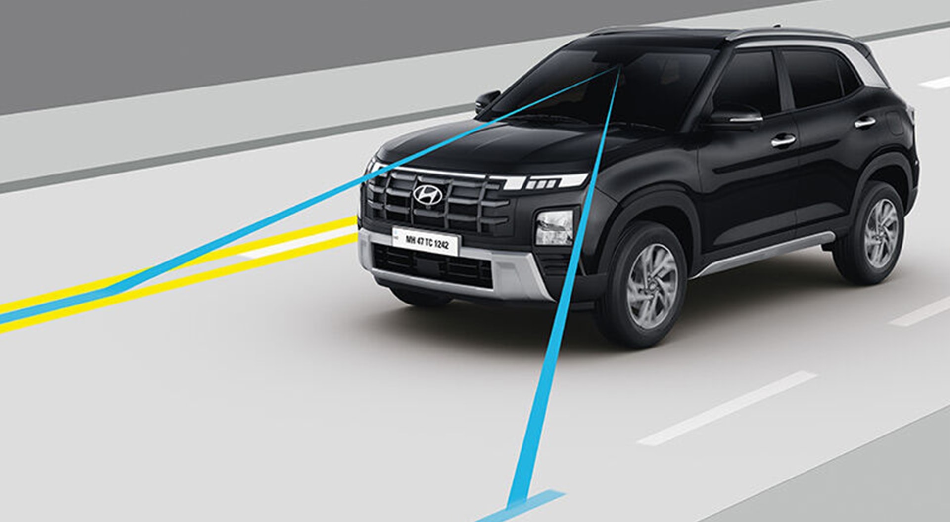 Hyundai New Creta: Hỗ trợ giữ và duy trì làn đường (LKA-LFA)