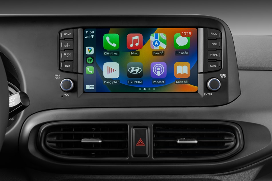 Màn hình giải trí cảm ứng 8 inch hỗ trợ Apple CarPlay và Android Auto