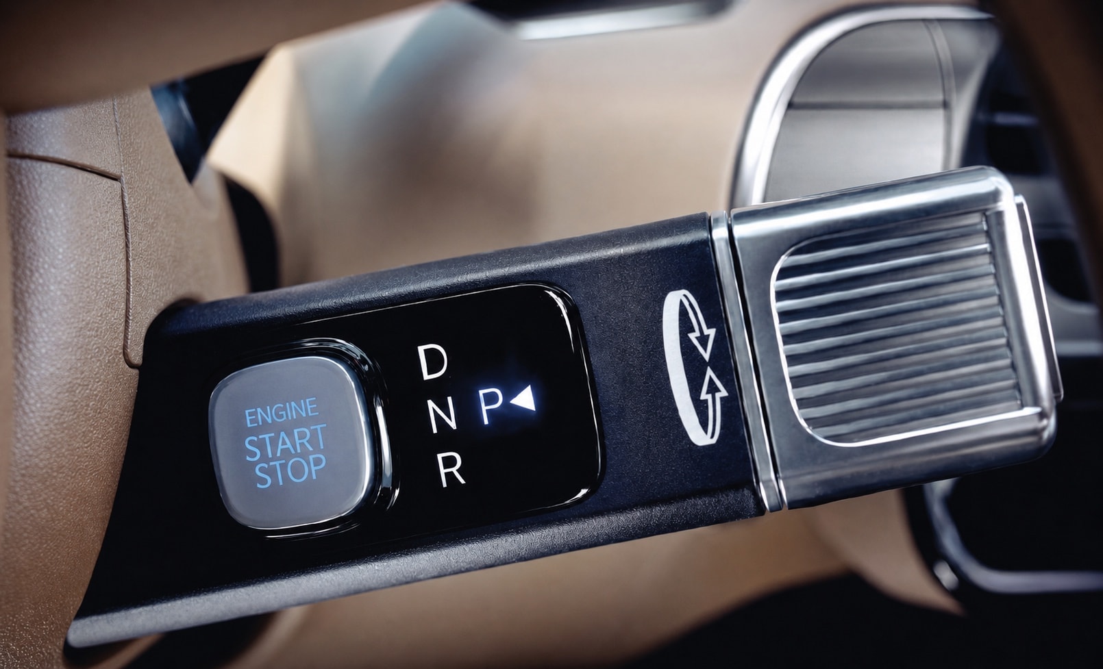 Cần số điện tử sau vô lăng Hyundai All-new Palisade Hybrid 2026
