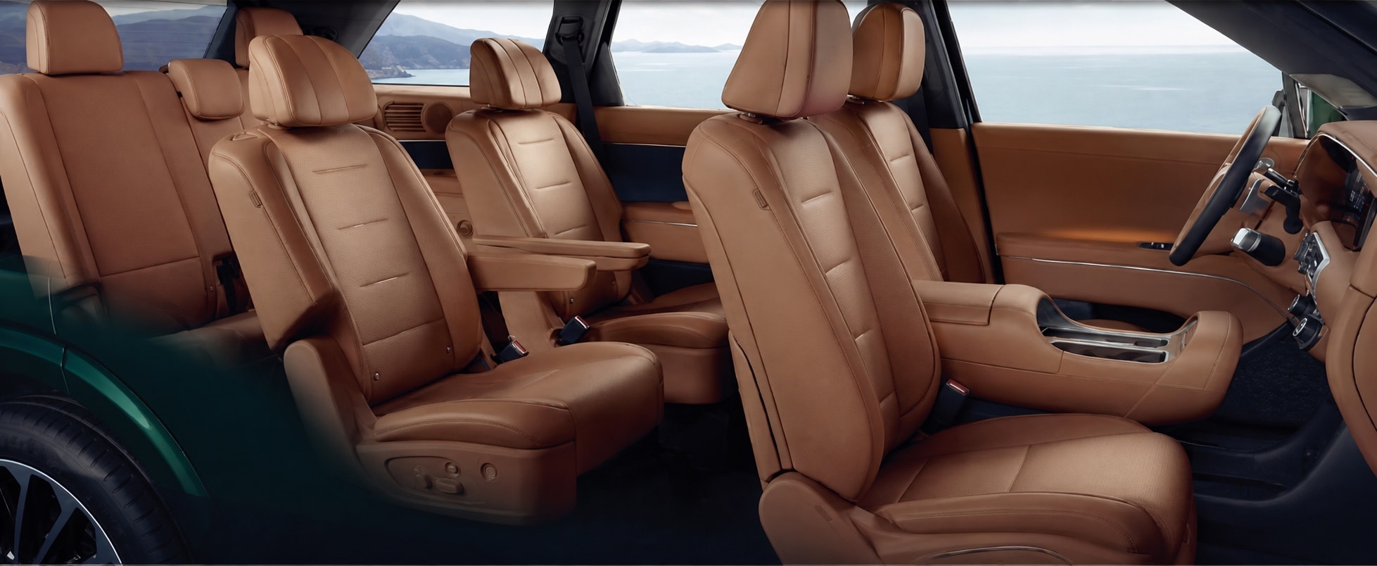 Không gian ba hàng ghế Hyundai All-new Palisade Hybrid 2026