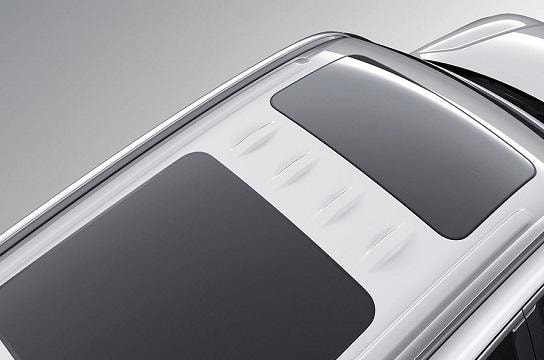 Cửa sổ trời đôi và giá nóc trên Hyundai Palisade